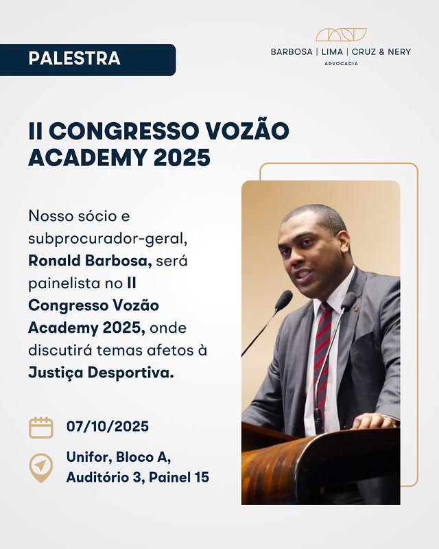 PALESTRA II CONGRESSO VOZÃO ACADEMY 2025
